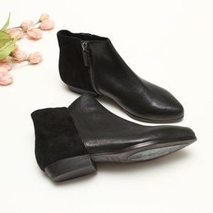 NWOB Eileen Fisher Chum Leather Suede Ankle Bottie